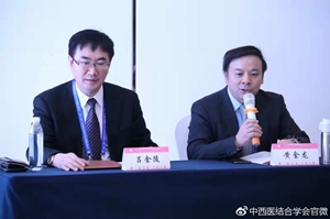 副主席黄金龙教授和秘书长吕金陵教授主持第一节学术活动