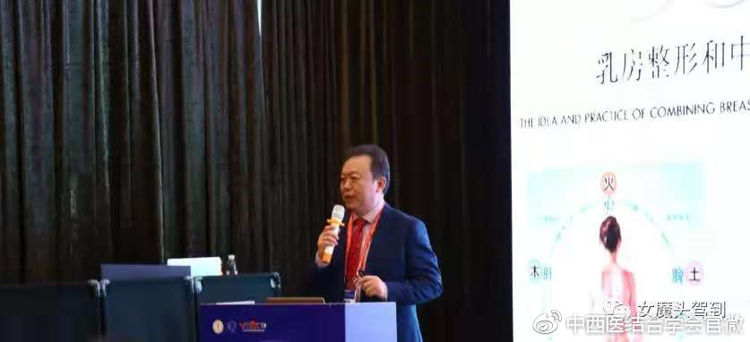 大会主席刘成胜主委演讲《乳房整形和中西医结合理念与实践》